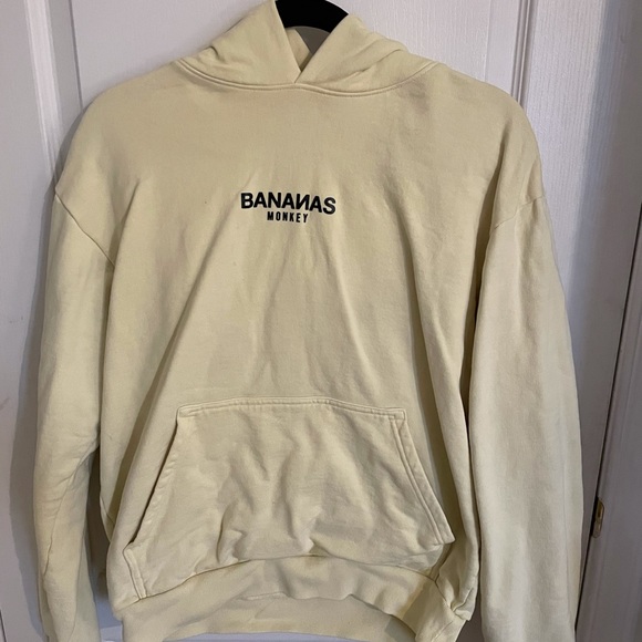 BANANA MONKEY HOODIE - Picture 1 of 2